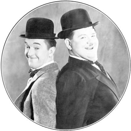 Laurel And Hardy - Χοντροσ Και Λιγνοσ (440x435), Png Download