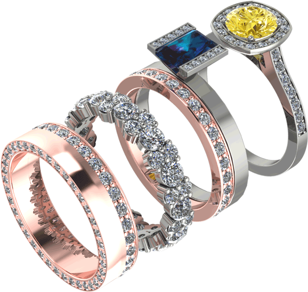 Our Customers Benefit From Our Designers Industry Knowledge - Cad Render Design Jewelry (900x600), Png Download