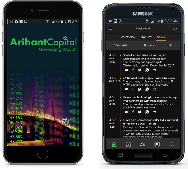 With Arihant Mobile App You Can Make The Most Of Stock - Iphone (650x576), Png Download