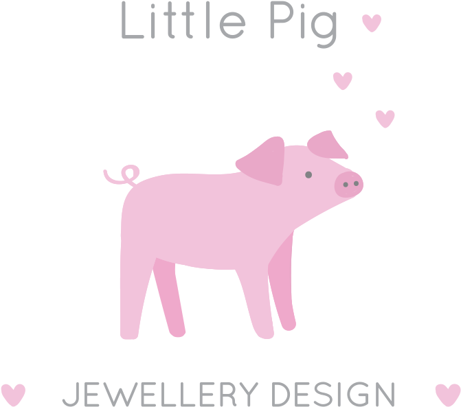 Little Pig Jewellery Design - Twitter (765x695), Png Download