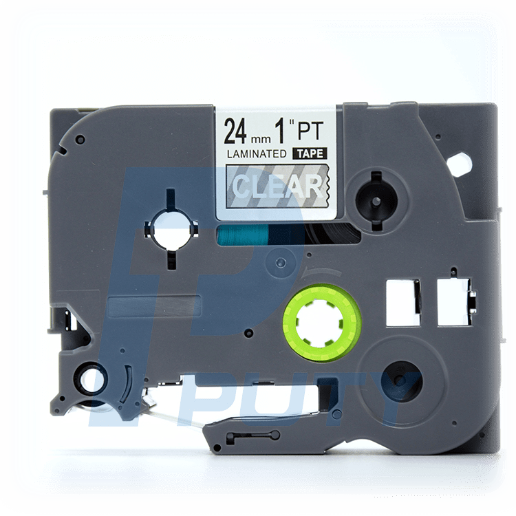 10 Packs Tze 155 24mm White On Clear Tz 155 Compatible - Mighty Tronics Hartwii Black On White Cassette Compatible (750x750), Png Download