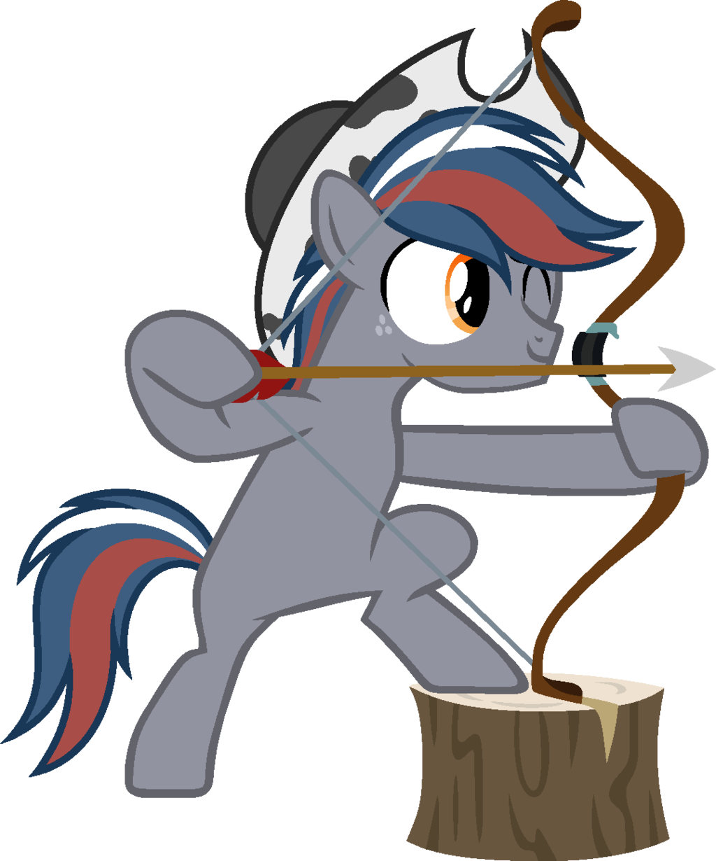 Archery, Arrow, Artist - Cartoon (1024x1230), Png Download