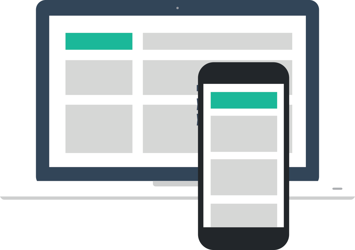 Laptop And Mobile - Laptop And Mobile Png (1200x846), Png Download