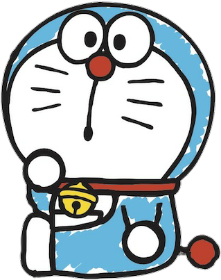 Doraemon Drawing Cute Jpg Black And White Download - I M Doraemon 壁紙 (376x468), Png Download