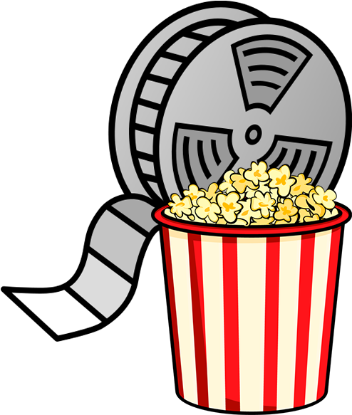 Obsessive Compulsive Film Disorder - Cartoon Film Reel (544x609), Png Download