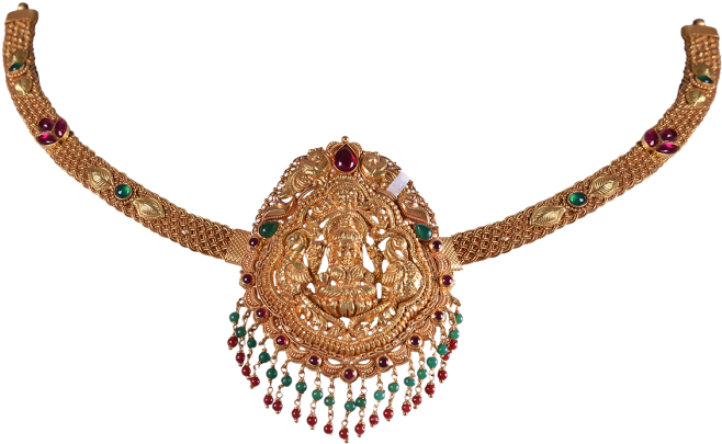 Chettinad Jewellery Which Consists Of Traditional Handcrafted - Jewellery (700x431), Png Download