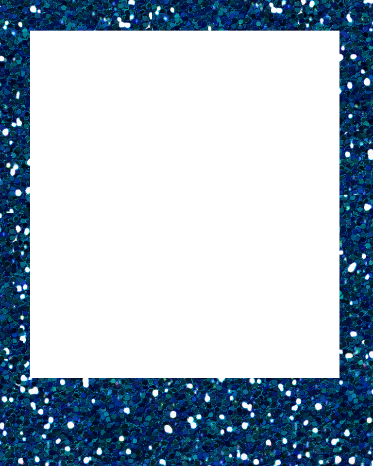 Blue Polaroid Frame Transparent (768x960), Png Download