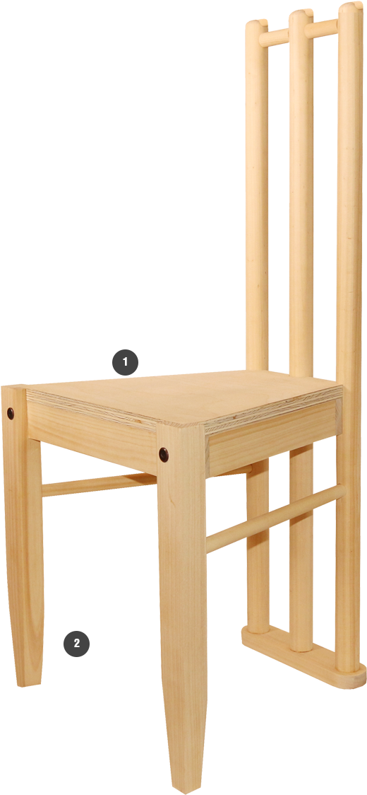 The 'adolescent' - Chair (529x1132), Png Download