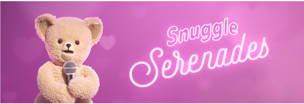 Have Snuggle Bear Serenade Your Friends And Loved Ones - Snuggle (1000x429), Png Download