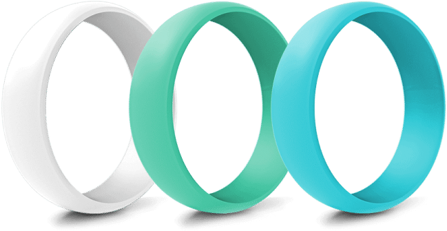 Women's Original Silicone Rings 3 Pack - Silicone (750x750), Png Download