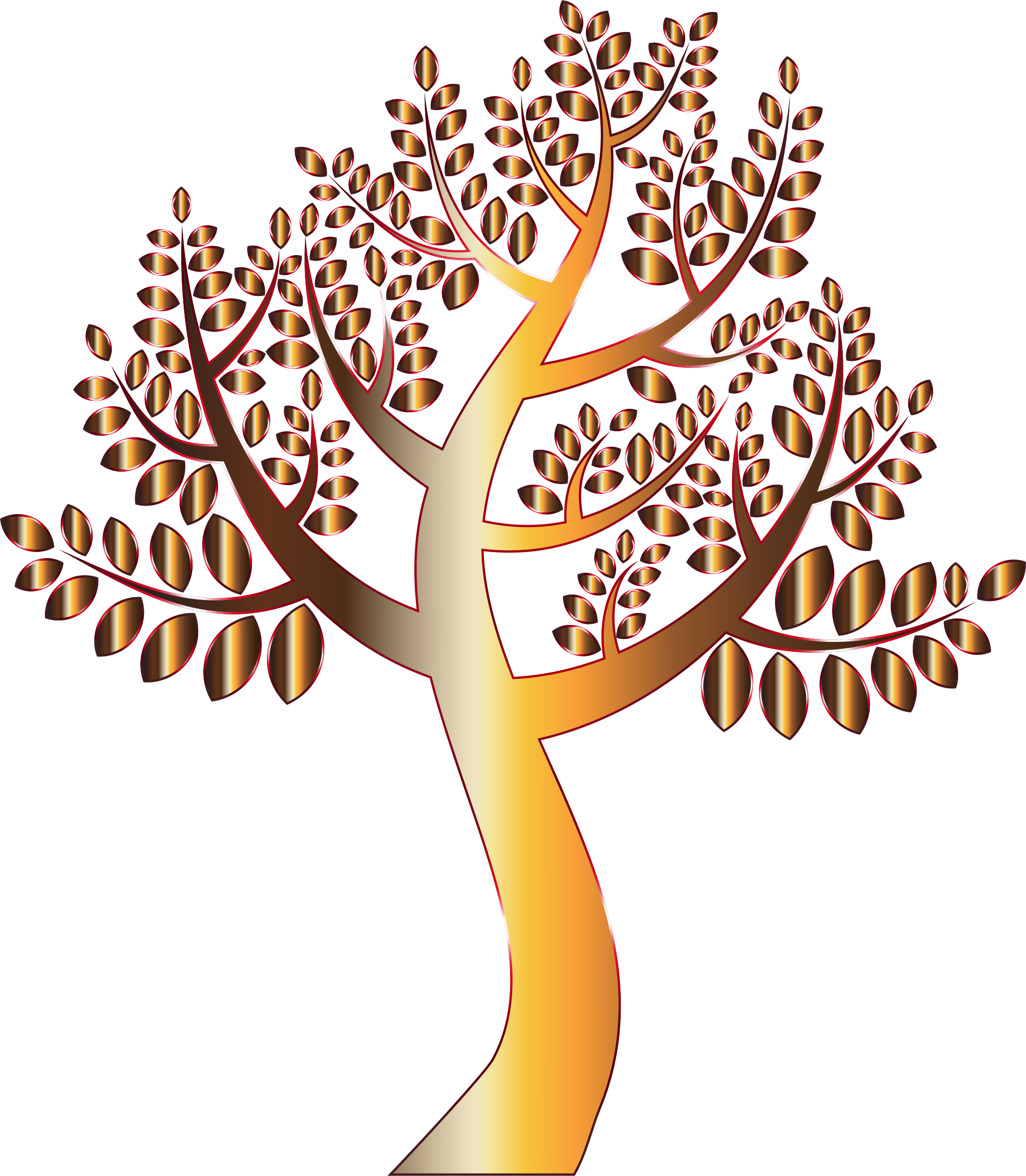 This Free Icons Png Design Of Simple Prismatic Tree (2056x2356), Png Download