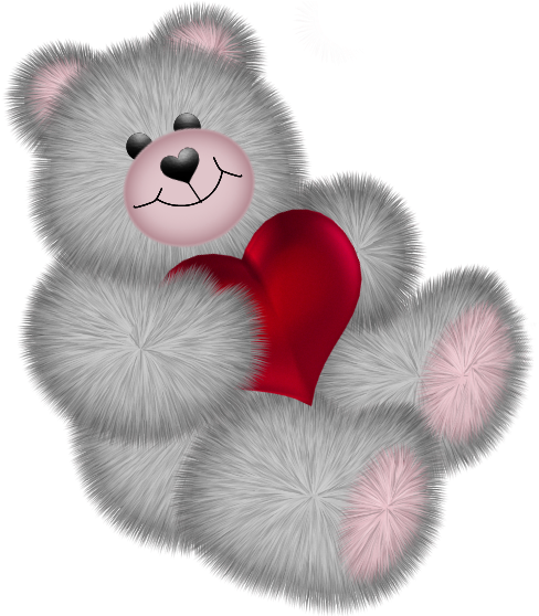 0, - Valentines Day Teddy Png (538x577), Png Download