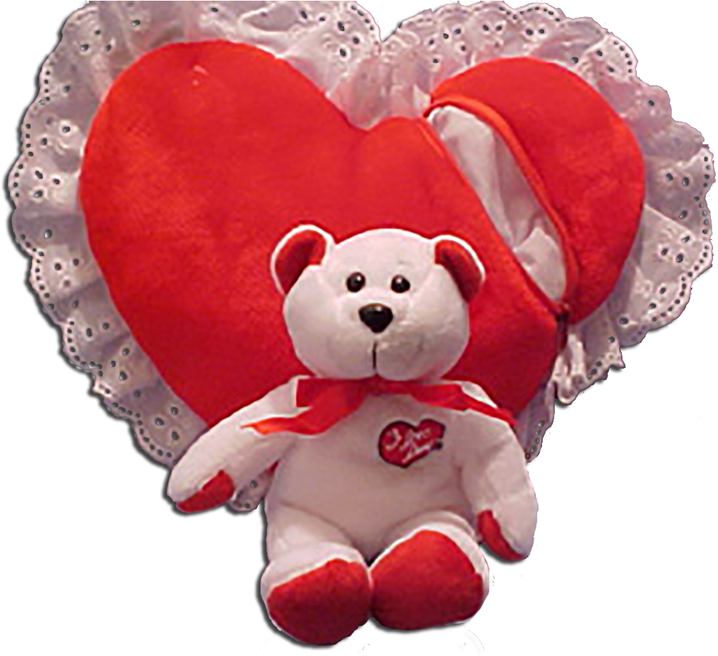 Valentines Day I Love Lucy Teddy Bears (1016x925), Png Download
