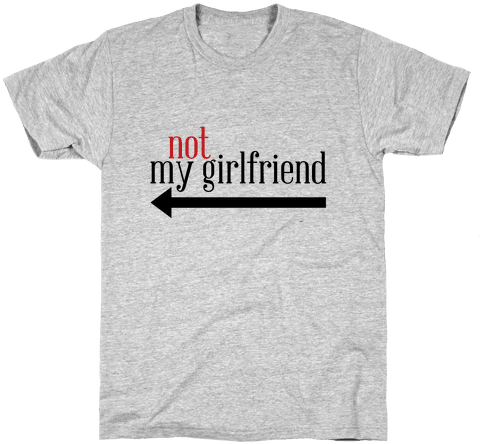 Not My Girlfriend Mens T-shirt - Wine T Shirt (484x484), Png Download