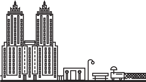 Residents Here Are The City's Most Reliable Voters, - Tower Block (600x353), Png Download