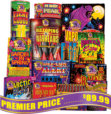 Grand Finale Fireworks Assortment - Assortment Grand Finale Firework (500x500), Png Download