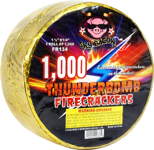 Thunderbomb Firecracker - Fireworks (500x500), Png Download
