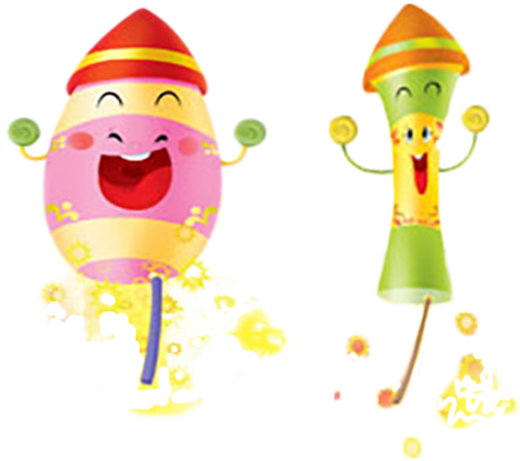 Firework Clipart Firework Chinese - Chinese New Year (600x600), Png Download