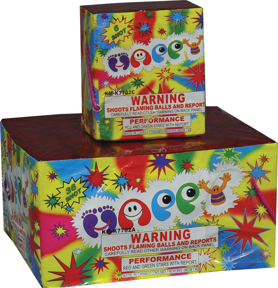 Happy Fireworks 16 Shot (964x1000), Png Download