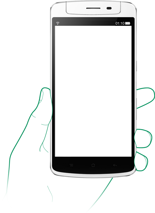 Oppo N1 - Oppo Mobile Frame Png (644x886), Png Download