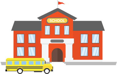 Clip Art Royalty Free Stock And School Security Typical - School Campus School Clip Art (400x400), Png Download
