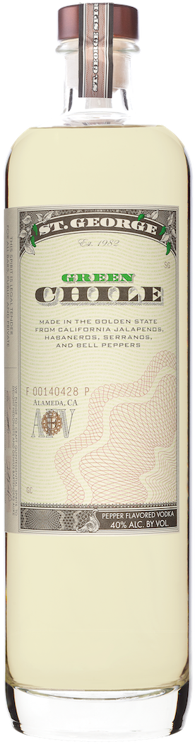 Green Chile Vodka - St George Distillery Green Chile Vodka (216x763), Png Download