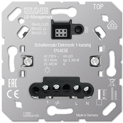 1704 Ese - Jung Switch For Roller Shutter 1730 Je, Mpn: 1730je (400x400), Png Download