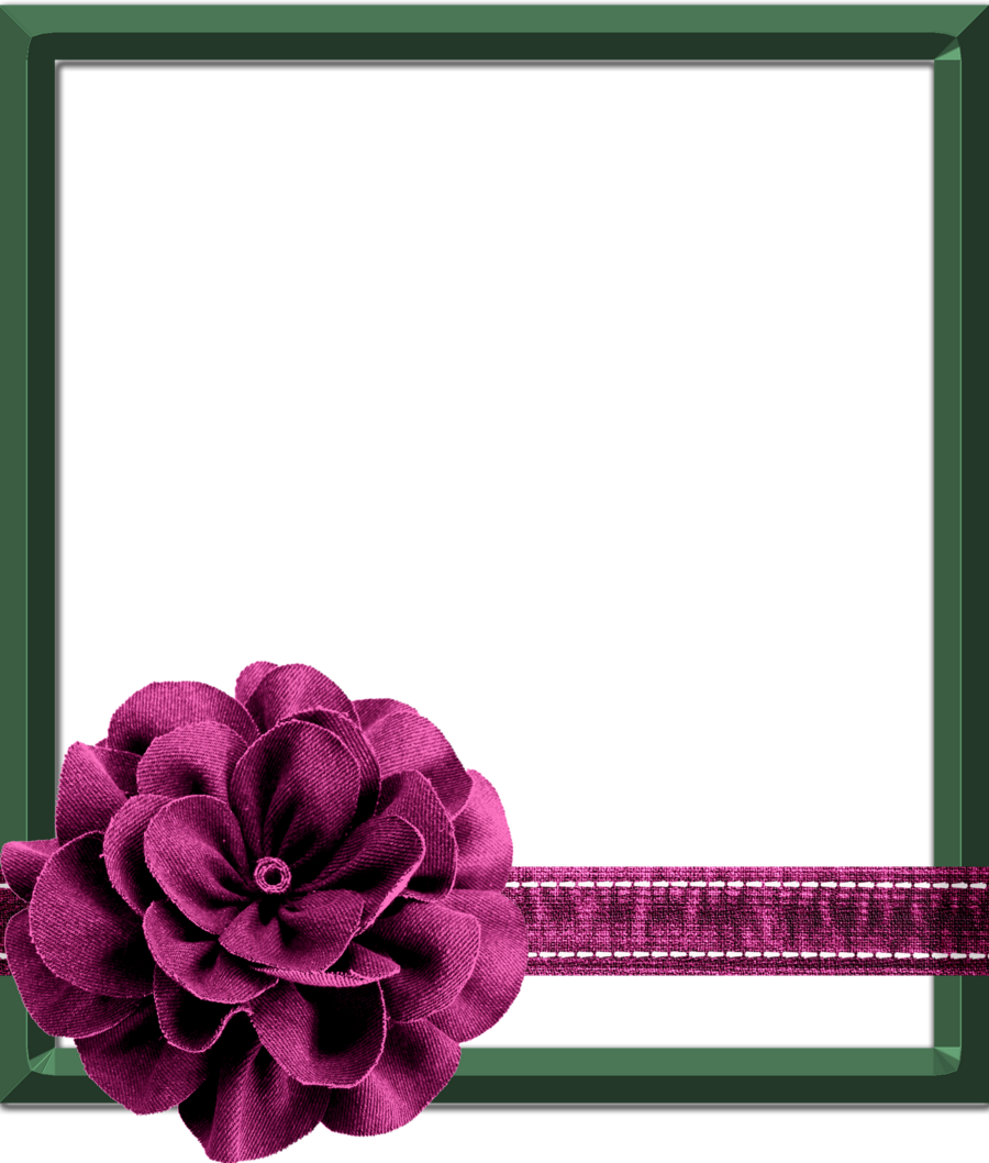 Beautiful Flowers Frame Photoshop Clipart Picture Frames - Flower Frame For Photoshop (900x1058), Png Download