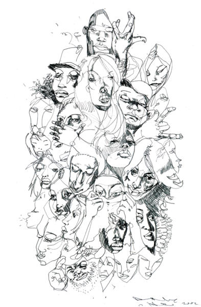 David Choe (500x600), Png Download
