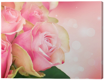 Rose Flower Art Design - Thursday Blessings Pink Roses (400x400), Png Download