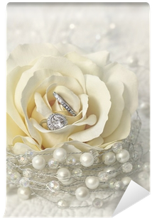 Fedi Bianche Con Fiori (400x400), Png Download