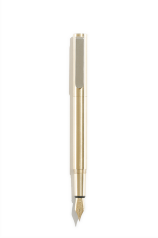 Pocket Fountain Pen - Brass (320x480), Png Download
