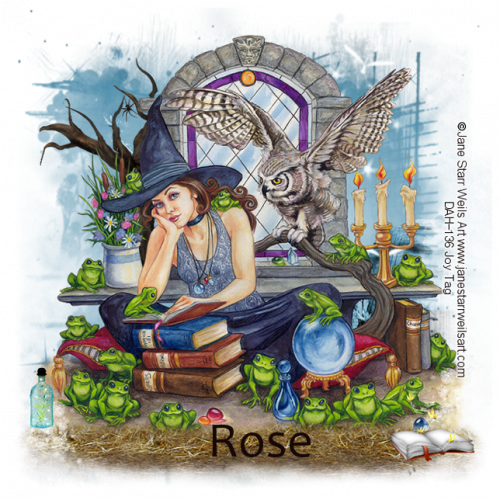 1jswwitchtagrose - Magick Happens Journal: This Journal Features A Beautiful (500x500), Png Download
