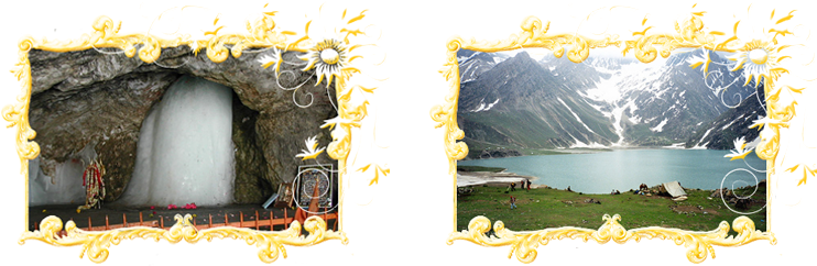 Yet Another Legend Has It That When Kashyap Rishi Drined - Jai Baba Amarnath Barfaani (755x249), Png Download