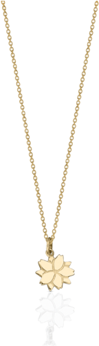 Cherry Blossom Charm Necklace - Necklace (500x500), Png Download