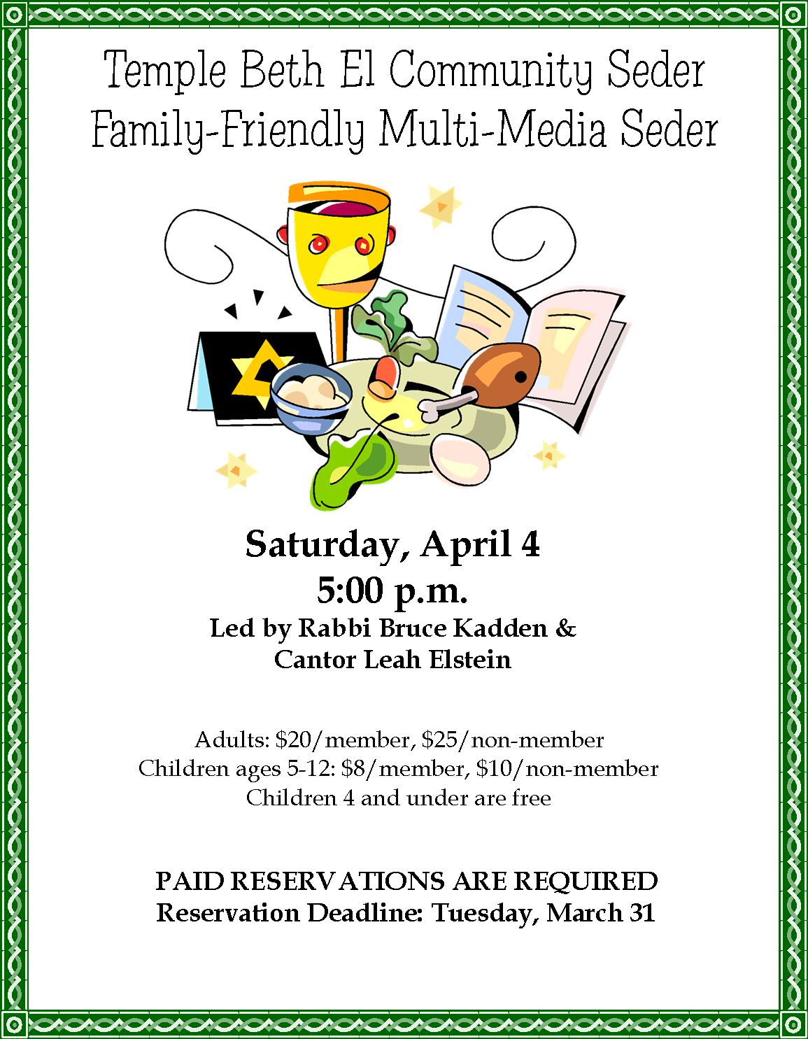 Creativily Passover Invitation Card Designs - Passover Clip Art (1155x1485), Png Download