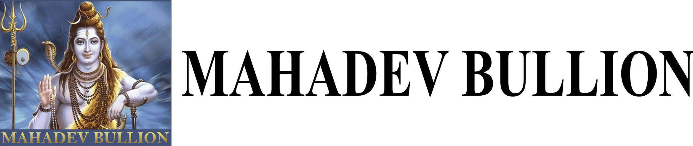 Logo - Hindu Deity Pendant Necklace Lord Shiva Mahadeva Blessing (2339x496), Png Download