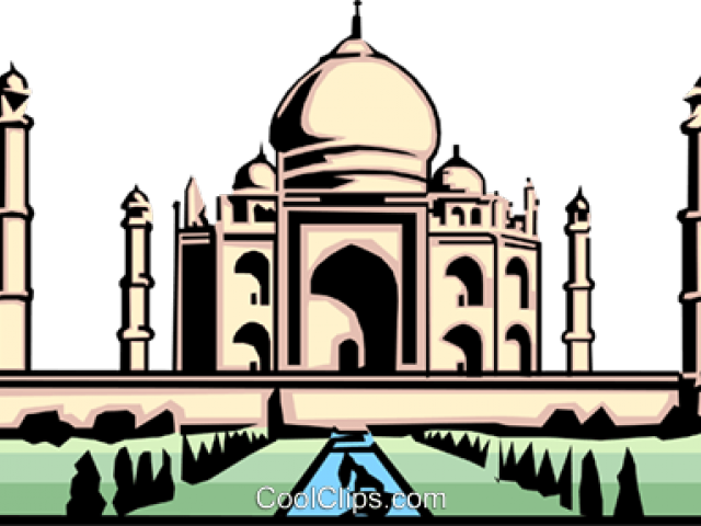 Taj Mahal Clipart Png (640x480), Png Download