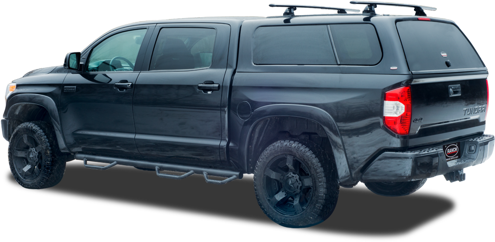 Truck Cap On Tundra (1200x541), Png Download