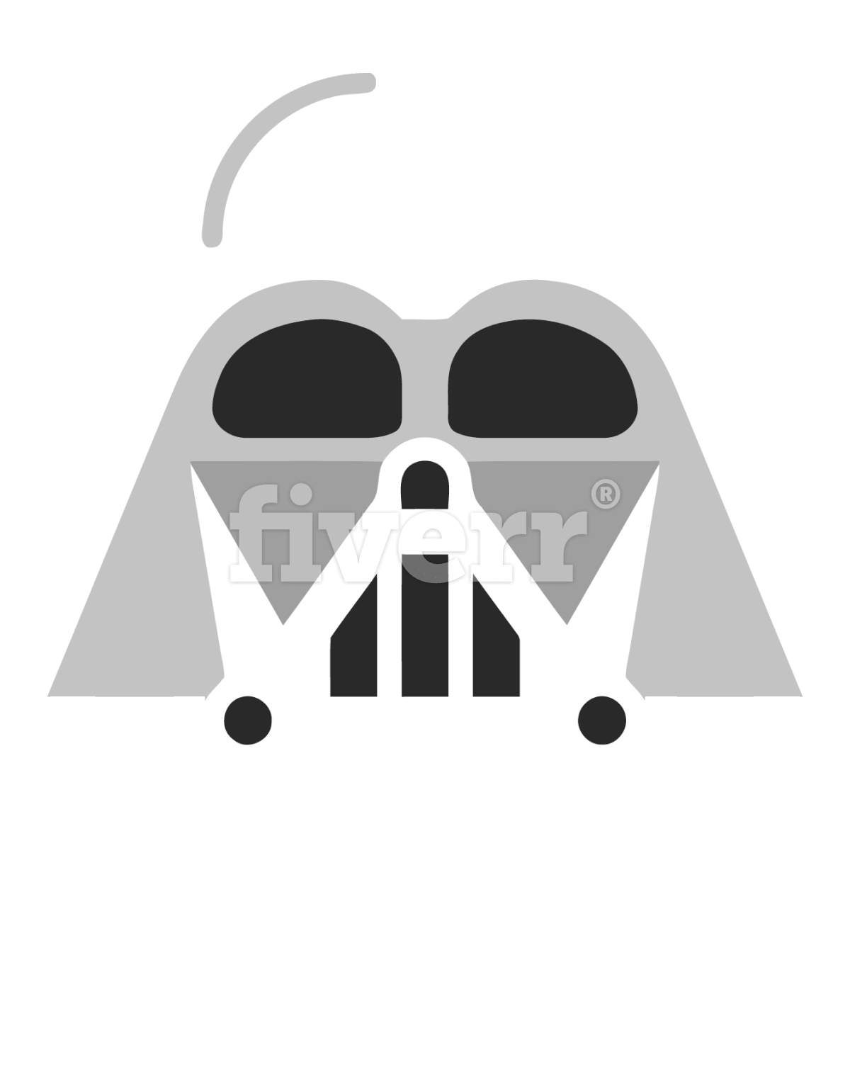 Vader Streams Logo (1200x1516), Png Download