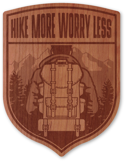 Cherry Wood Sticker - Emblem (412x529), Png Download