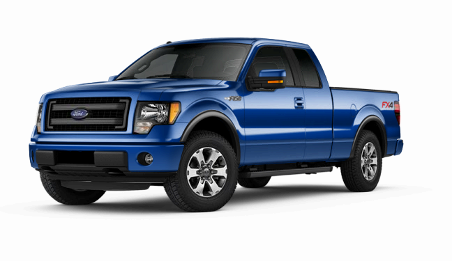 Pickup Clipart Transparent Background Truck - 2010 Ford F 150 Regular (648x375), Png Download
