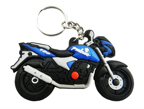 Bajaj Pulsar 180 Motorcycle Shape 3d Keychain - Pulsar Rs 200 Keychain (483x530), Png Download