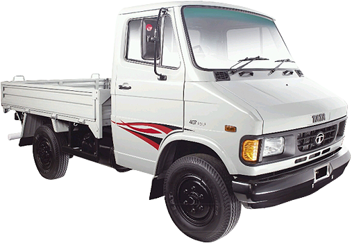The Tata 407 Pickup Offers A Payload Of - Tata 407 Mini Truck (507x350), Png Download