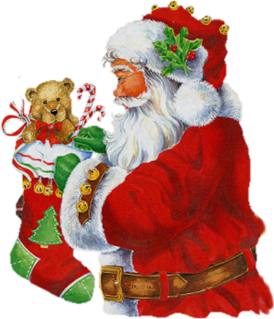 Tubes Noel / Pere Noel - Noel (456x532), Png Download