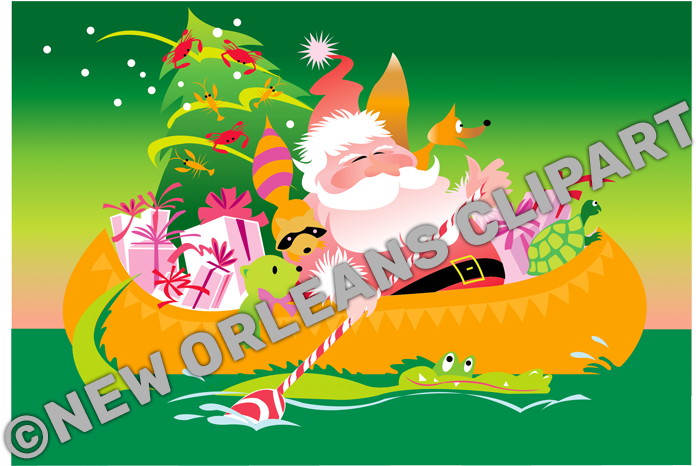 Papa Noel Cajun Christmas - Christmas Day (1000x1294), Png Download