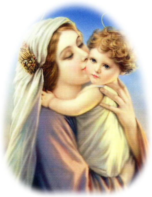 Twenty Hundred And Eleven Years Ago, The Divine Redeemer - 11x13" Madonna And Child Frame (526x683), Png Download