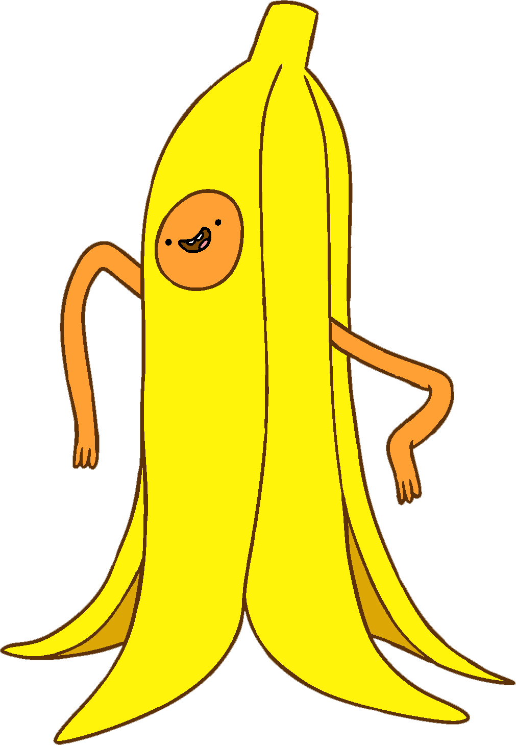 57 - Adventure Time Banana Png (1011x1459), Png Download