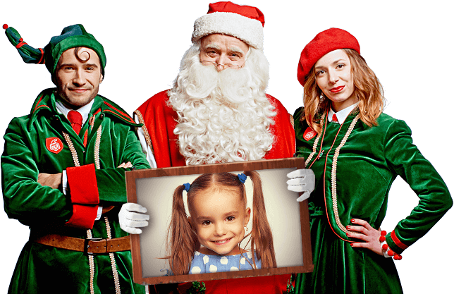 Video From Santa - Christmas (644x417), Png Download