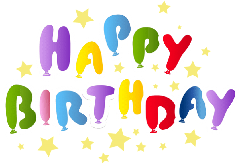 Happy Birthday Clip Art Image (600x411), Png Download